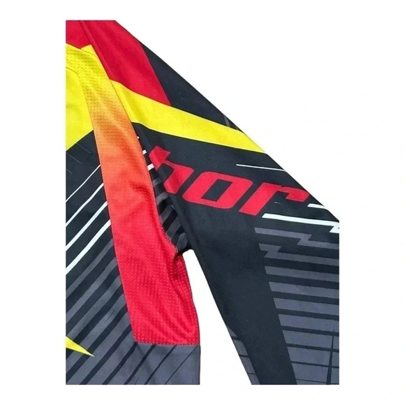 THOR Black Dirt Bike Jersey Size Small - Picture 6 of 8
